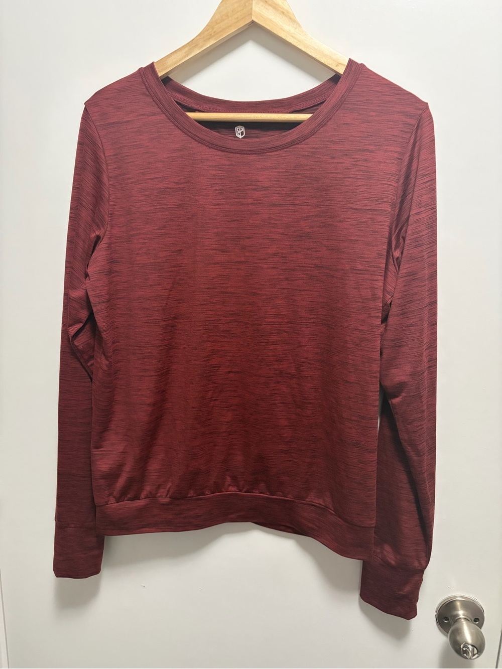 Born Primitive Red Long Sleeve Open Crossover Back Women’s Size Medium